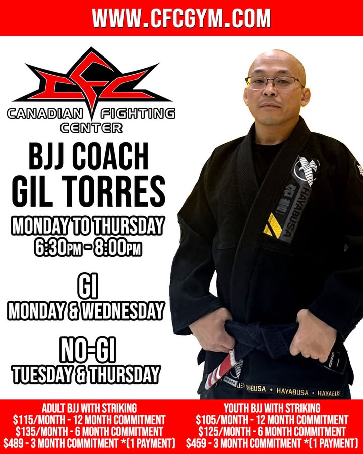 Canadian Fighting Center Winnipeg KickBoxing Muay Thai Boxing BJJ MMA Gym